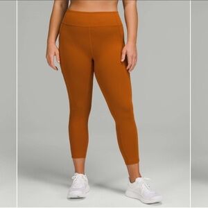 NWOT Lululemon Invigorate High-Rise Tight 25" Women’s Size 6 Butternut  Brown